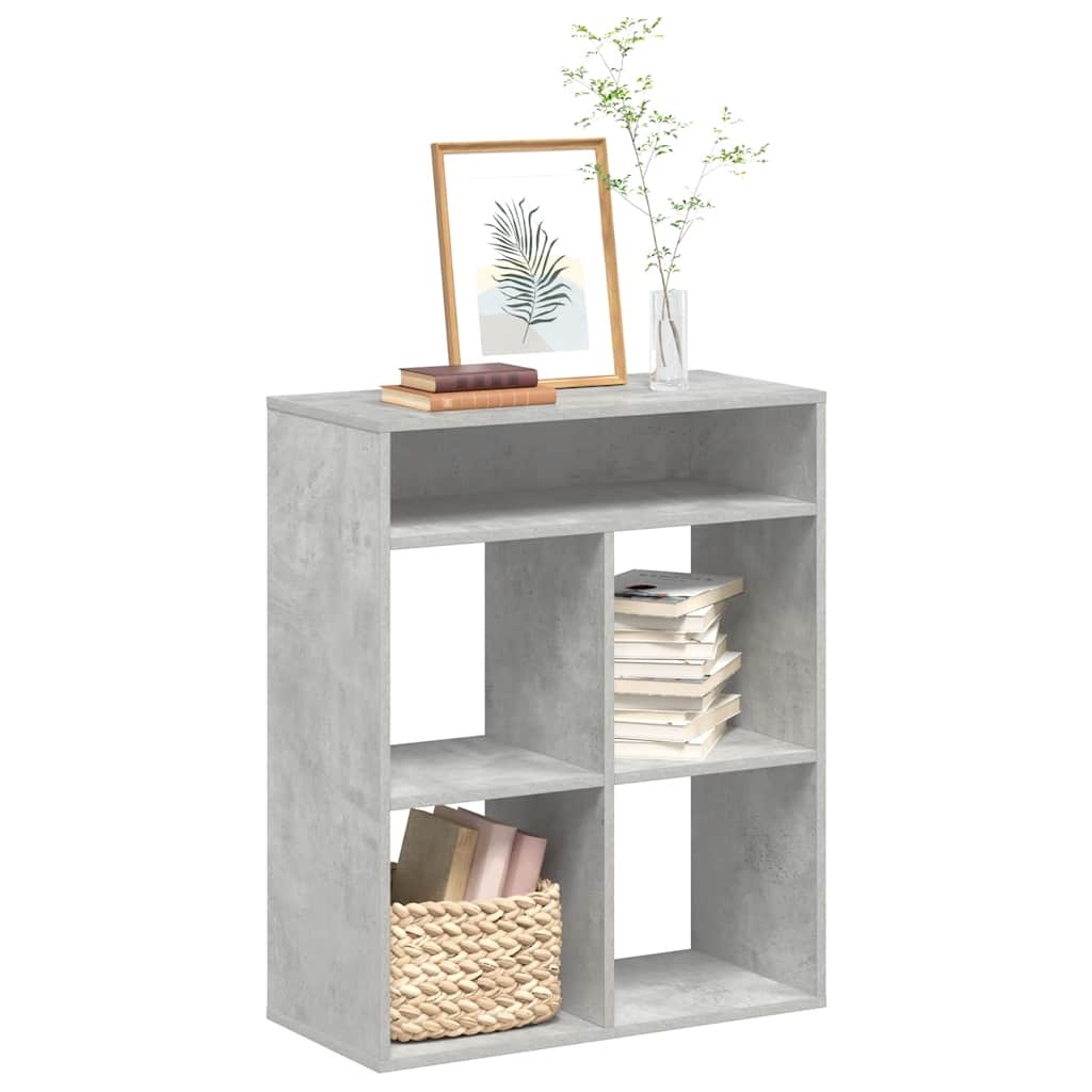 VidaXL Boekenkast 66x31x80 cm bewerkt hout betongrijs
