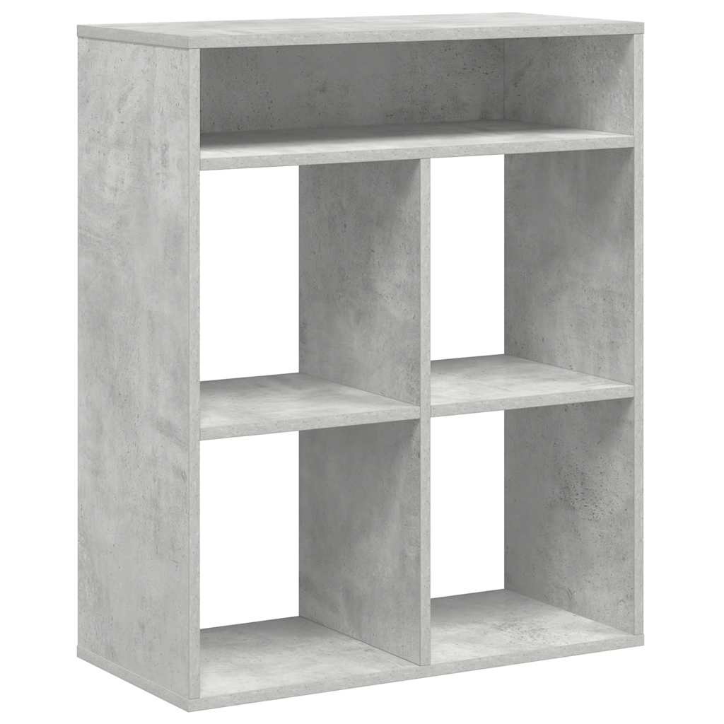 VidaXL Boekenkast 66x31x80 cm bewerkt hout betongrijs