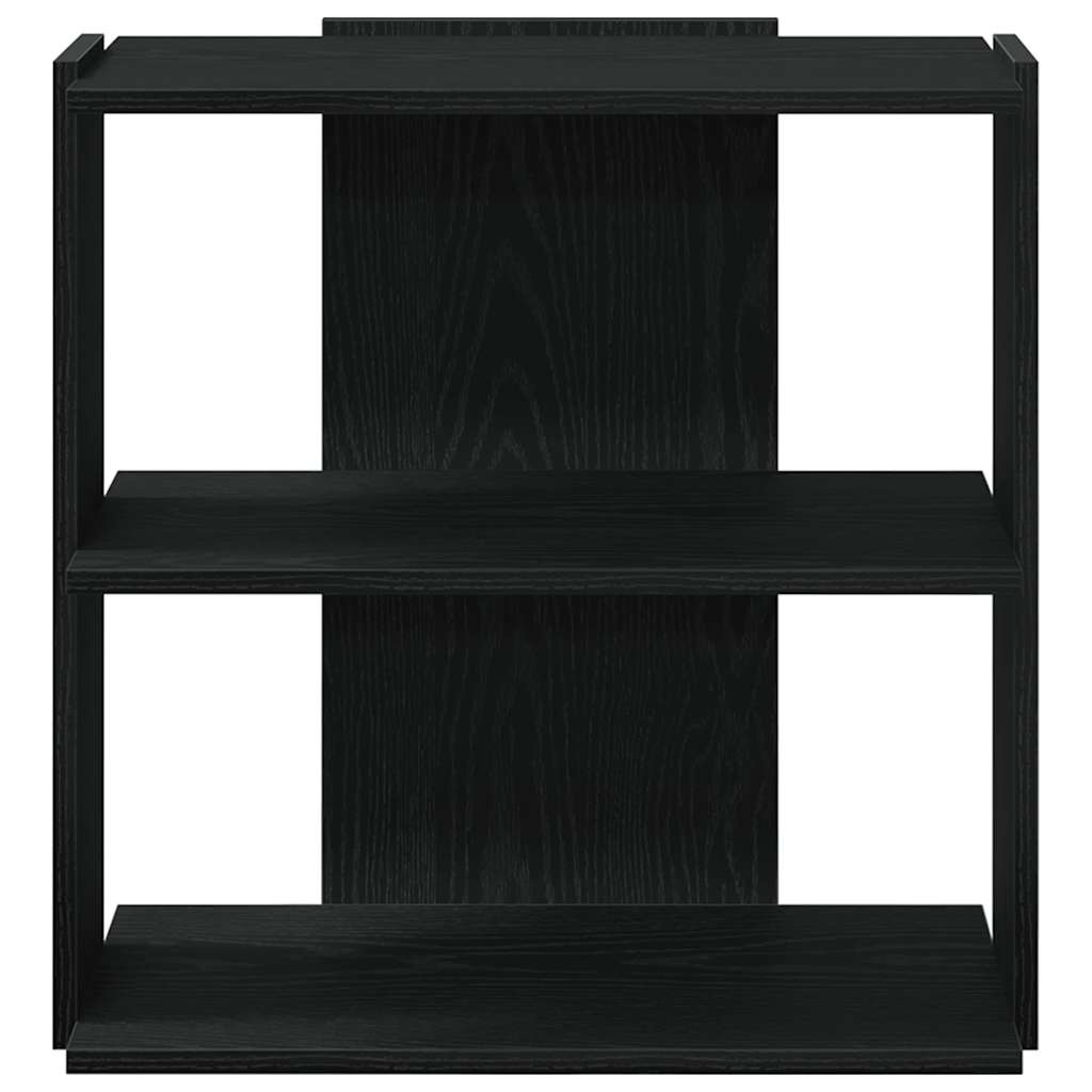 VidaXL Boekenkast 3-laags 60x30x60 cm bewerkt hout zwart