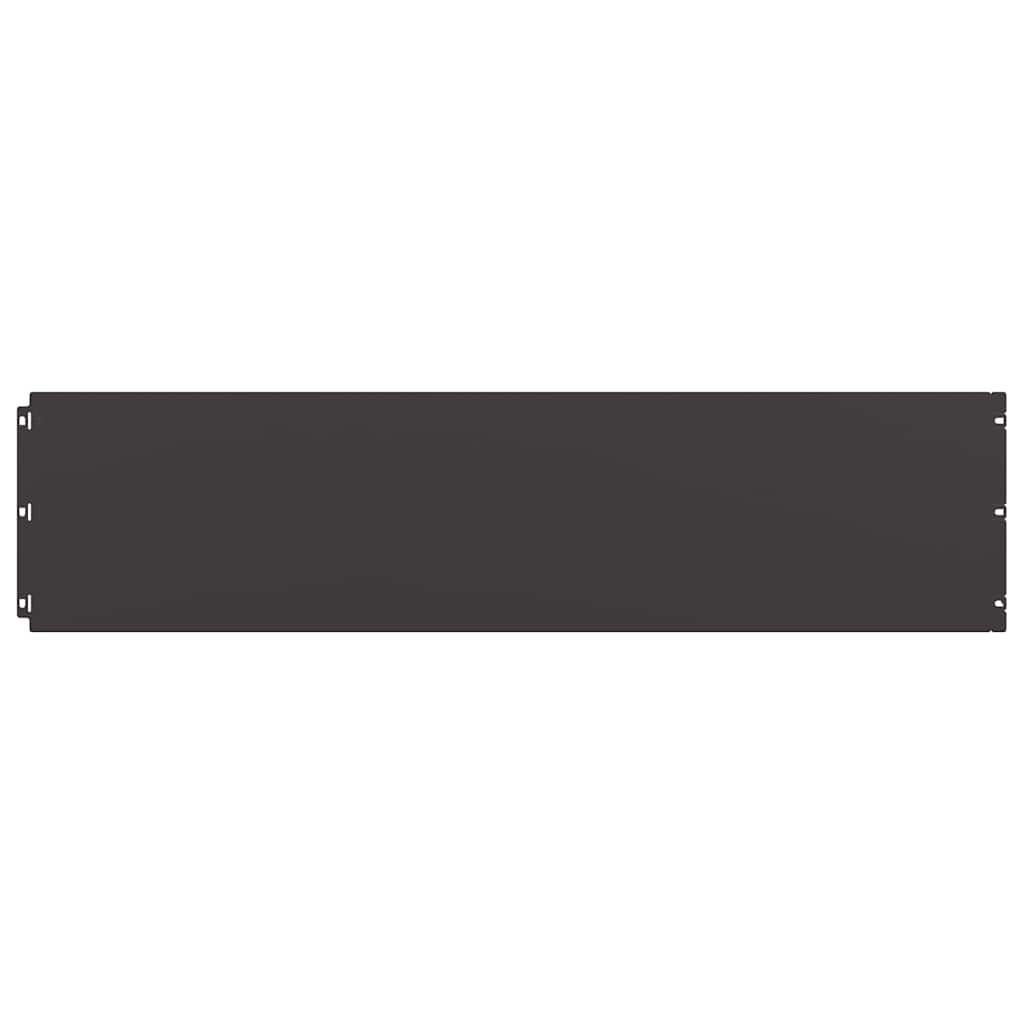 VidaXL Gazonranden 10 st 25x103 cm koudgewalst staal zwart