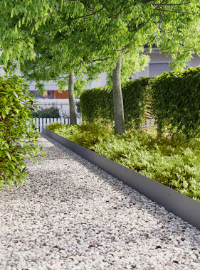VidaXL Gazonranden 10 st 20x103 cm koudgewalst staal antraciet
