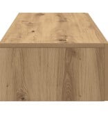 VidaXL Wandschap met lades 100x36x19 cm bewerkt hout artisanaal eiken