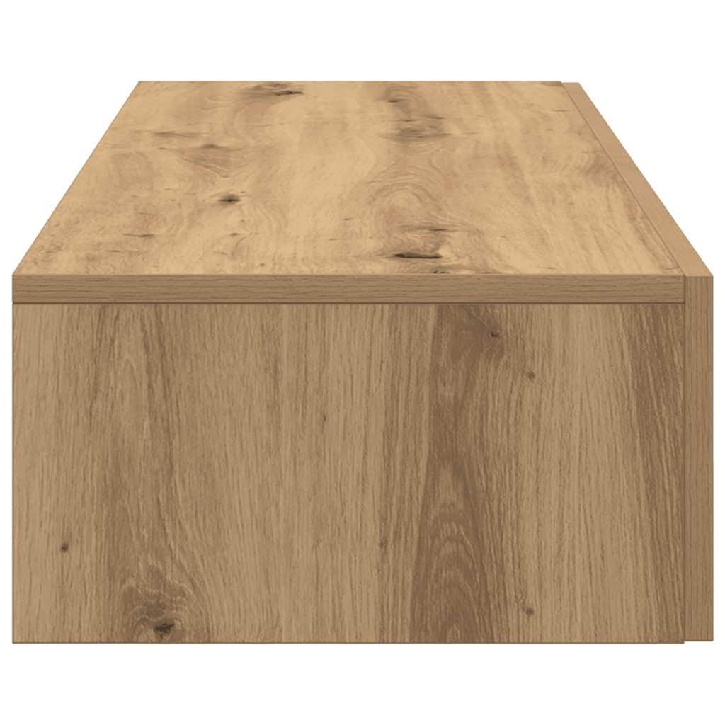VidaXL Wandschap met lades 100x36x19 cm bewerkt hout artisanaal eiken