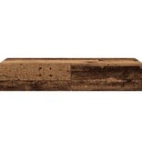 VidaXL Wandschap met lades 100x36x19 cm bewerkt hout oud houtkleurig