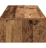 VidaXL Wandschap met lades 100x36x19 cm bewerkt hout oud houtkleurig