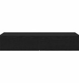 VidaXL Wandschap met lades 100x36x19 cm bewerkt hout zwart