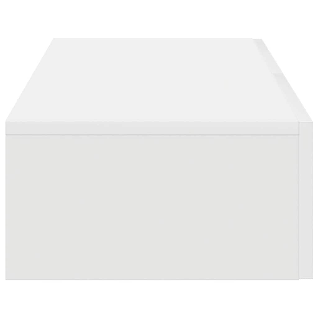 VidaXL Wandschap met lades 80x33x17 cm bewerkt hout wit
