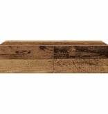 VidaXL Wandschap met lades 60x26,5x15 cm bewerkt hout oud houtkleurig