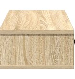 VidaXL Wandschap met lades 100x37,5x19 cm bewerkt hout sonoma eiken