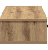 VidaXL Wandschap met lades 60x28x15 cm bewerkt hout artisanaal eiken