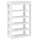 VidaXL Schoenenrek 60x30x98 cm bewerkt hout wit