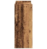 VidaXL Schoenenrek 60x25x62 cm bewerkt hout oud houtkleurig