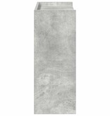 VidaXL Schoenenrek 60x25x62 cm bewerkt hout betongrijs