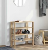 VidaXL Schoenenrek 61x32x70 cm bewerkt hout sonoma eikenkleurig