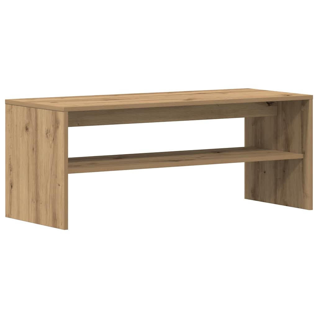 VidaXL Tv-meubel 100x40x40 cm bewerkt hout artisanaal eikenkleurig