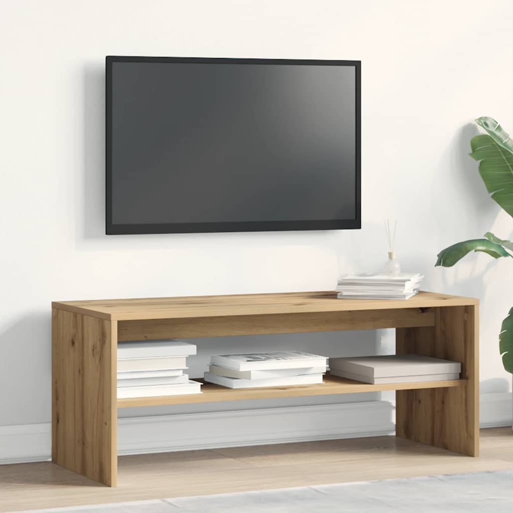 VidaXL Tv-meubel 100x40x40 cm bewerkt hout artisanaal eikenkleurig