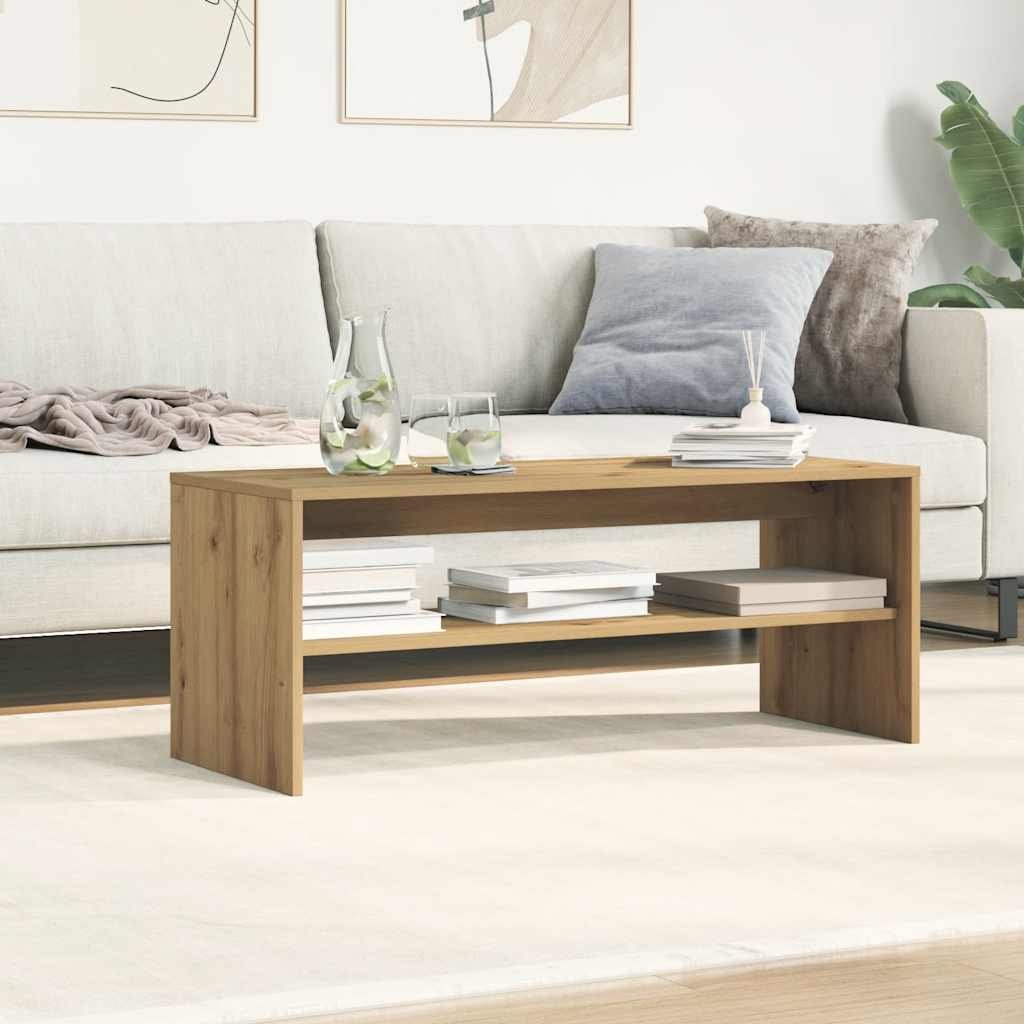 VidaXL Tv-meubel 100x40x40 cm bewerkt hout artisanaal eikenkleurig