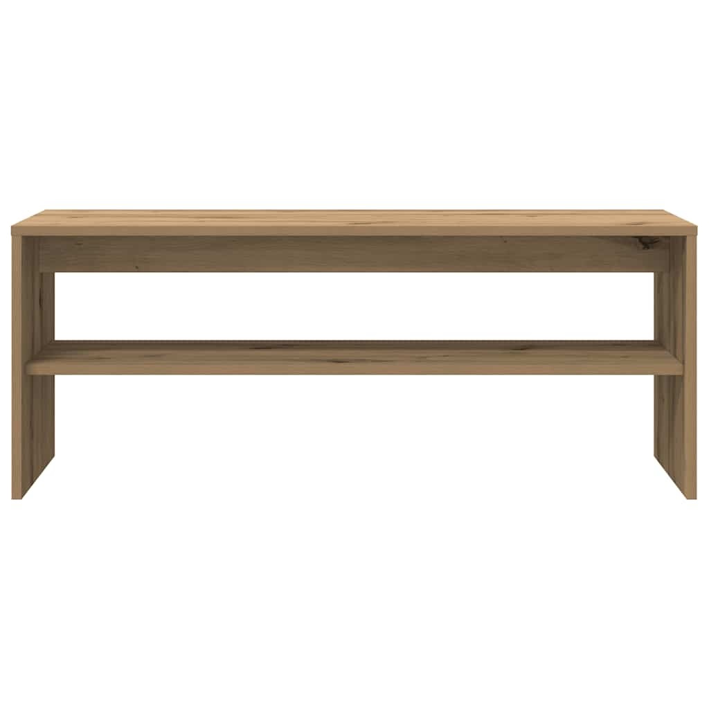 VidaXL Tv-meubel 100x40x40 cm bewerkt hout artisanaal eikenkleurig