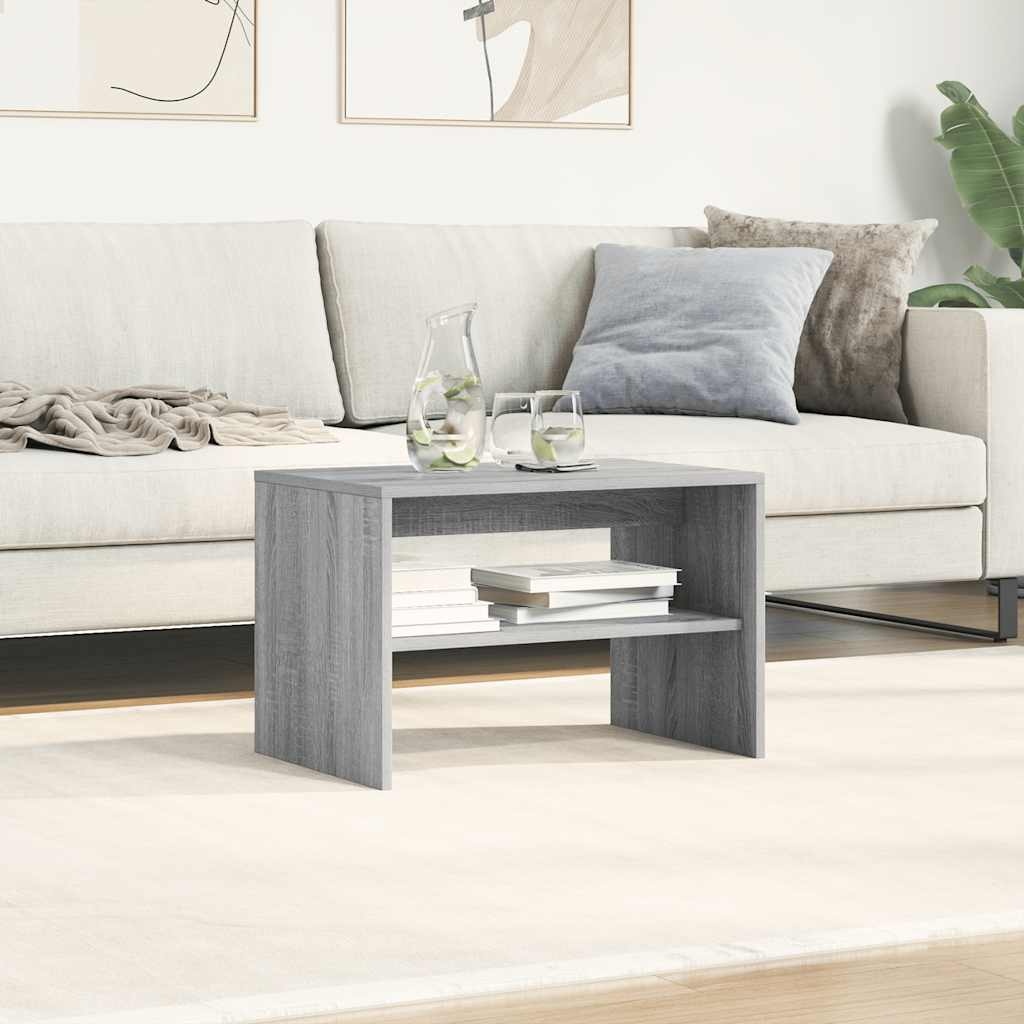 VidaXL Tv-meubel 60x40x40 cm bewerkt hout grijs sonoma eikenkleurig