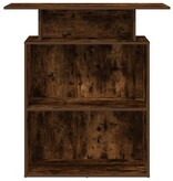 VidaXL Receptiebalie 100x40x104 cm bewerkt hout gerookt eikenkleurig