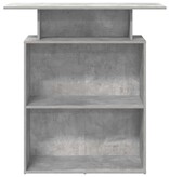 VidaXL Receptiebalie 100x40x104 cm bewerkt hout betongrijs