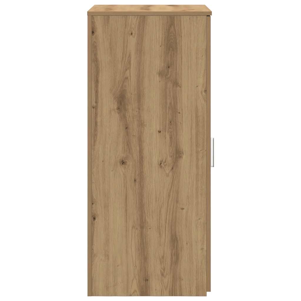 VidaXL Opbergkast 50x45x103,5 cm bewerkt hout artisanaal eikenkleur