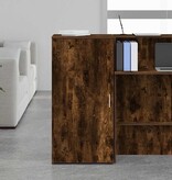 VidaXL Opbergkast 50x45x103,5 cm bewerkt hout gerookt eikenkleur