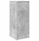 VidaXL Opbergkast 40x45x103,5 cm bewerkt hout betongrijs