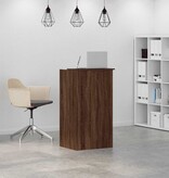 VidaXL Receptiebalie 55x50x103,5 cm bewerkt hout bruin eikenkleur