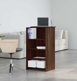 VidaXL Receptiebalie 55x50x103,5 cm bewerkt hout bruin eikenkleur