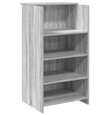 VidaXL Receptiebalie 55x50x103,5 cm bewerkt hout grijs sonoma eiken