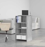 VidaXL Receptiebalie 55x50x103,5 cm bewerkt hout grijs sonoma eiken