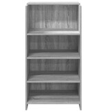 VidaXL Receptiebalie 55x50x103,5 cm bewerkt hout grijs sonoma eiken