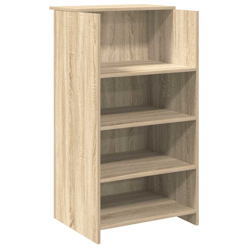 VidaXL Receptiebalie 55x50x103,5 cm bewerkt hout sonoma eikenkleurig