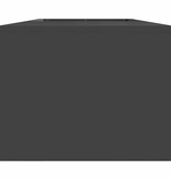 VidaXL Vuurkorf Zwart 160 x 45 x 35 cm Koudgewalst staal