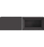 VidaXL Vuurkorf Zwart 160 x 45 x 35 cm Koudgewalst staal