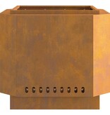 VidaXL Vuurkorf Bruin 58 x 58 x 51 cm Cortenstaal