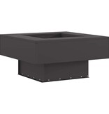 VidaXL Vuurkorf Zwart 60 x 60 x 30 cm Koudgewalst staal