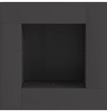 VidaXL Vuurkorf Zwart 60 x 60 x 30 cm Koudgewalst staal