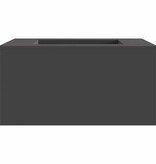 VidaXL Vuurkorf Zwart 80 x 80 x 40 cm Koudgewalst staal