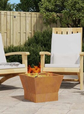 VidaXL Vuurkorf Bruin 40 x 40 x 35 cm Staal