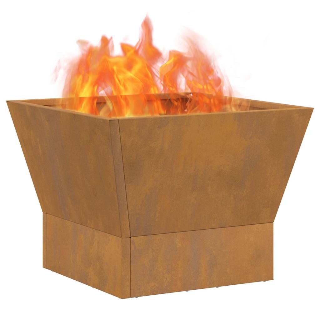 VidaXL Vuurkorf Bruin 40 x 40 x 35 cm Staal