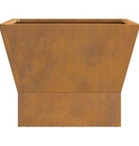 VidaXL Vuurkorf Bruin 40 x 40 x 35 cm Staal