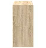 VidaXL Schoenenrekken 2 st stapelbaar 60x30x30,5 cm sonoma eikenkleur