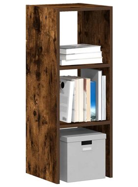 VidaXL Boekenkast stapelbaar 30x30x80 cm bewerkt hout gerookt eiken