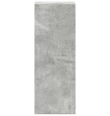 VidaXL Boekenkast stapelbaar 30x30x80 cm bewerkt hout betongrijs