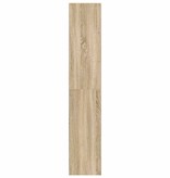 VidaXL Boekenkasten 2 st 30x30x80 cm bewerkt hout sonoma eiken