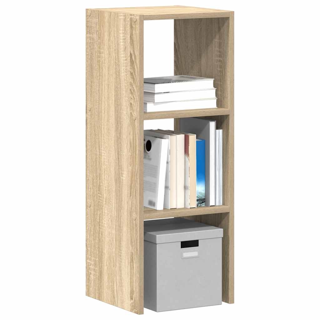 VidaXL Boekenkast stapelbaar 30x30x80 cm bewerkt hout sonoma eiken