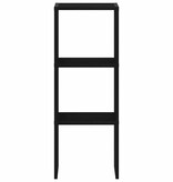 VidaXL Boekenkast stapelbaar 30x30x80 cm bewerkt hout zwart eikenkleur