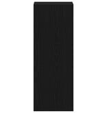 VidaXL Boekenkast stapelbaar 30x30x80 cm bewerkt hout zwart eikenkleur